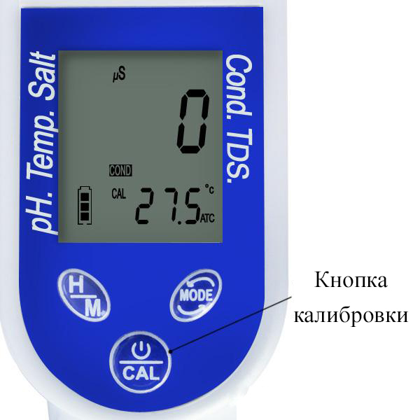 кнопка для калибровки 